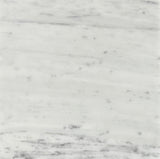 Italian Bianco Carrara marble slab with soft gray veining from Sapphirus Stone in Toronto. Ideal for kitchens, bathrooms, and luxury interiors.
