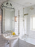 GLOSSY WHITE BEVEL SUBWAY TILE 4''X8'' - Tile&Stone Co.