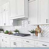 GLOSSY WHITE RIPPLE SUBWAY TILE 3''X12'' - Tile&Stone Co.