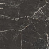 24''x24'' - 24''x48'' St. Laurent Black Matte Rectified Marble Look Porcelain Floor and Wall Tile