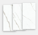 59''x118'' MAXFINE MARMI 6MM EXTRA WHITE POLISHED PORCELAIN SLAB