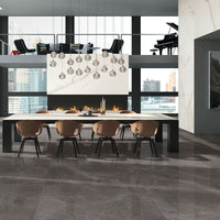 59''x118'' MAXFINE MARMI 6MM STONE GREY POLISHED PORCELAIN SLAB