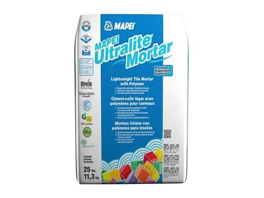 Mapei - Ultralite Mortar Premium Lightweight Mortar with Polymer - 25 lb Manufacturer SKU: 1462500021 SKU: 94146-25