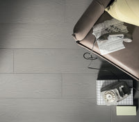 8-inch x 48-inch Urbanwood Dark Grey Matte Rectified Wood Look Porcelain Floor and Wall Tile