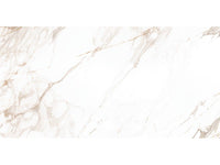 24-inch x 48-inch Calacatta Goldie Polished Rectified Porcelain Floor and Wall Tile