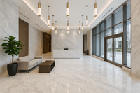 Arabescato natural marble slab polished finish, 72-inch by 110-inch (55 sq. ft.), white marble with bold gray veining—ideal for countertops, walls, and flooring.