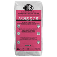 Ardex - X 7 R Rapid-Set Flexible Tile & Stone Mortar, Gray - 40 lb Manufacturer SKU: 16802 SKU: ARX7R-40