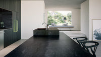 Caesarstone 5810 Black Tempal Quartz Slab 65-Inch x 131-Inch (58.90 sq. ft./slab)