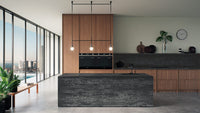 Caesarstone 5810 Black Tempal Quartz Slab 65-Inch x 131-Inch (58.90 sq. ft./slab)