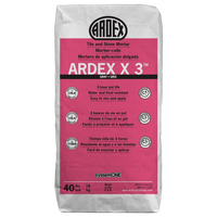 Ardex - X 3 Tile & Stone Mortar, Gray - 40 lb Manufacturer SKU: 12523 SKU: AR-X3