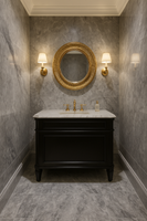 Grigio Toscana Marble tile with soft grey tones and white veining from Sapphirus Stone Toronto. Ideal for floors, walls, and modern interiors.