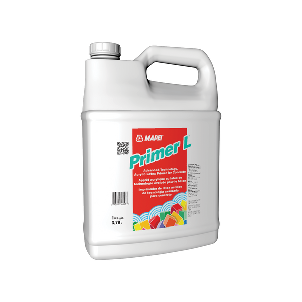 Mapei - Primer L Advanced-Technology Acrylic Latex Primer for Concrete - 3.79 L Manufacturer SKU: 36053000