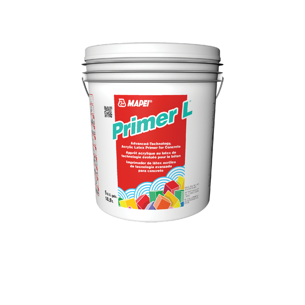 Mapei - Primer L Advanced-Technology Acrylic Latex Primer for Concrete - 18.9 L Manufacturer SKU: 36068000