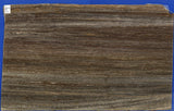 Sapphirus Stone Travertine Brown Natural Marble Slab Honed Finish 72x116 Inch – Matte Surface for Countertops, Tables, and Interior Design