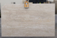 Travertine Ivory Natural Marble Slab Honed 72-Inch x 116-Inch (58 sq. ft./slab)