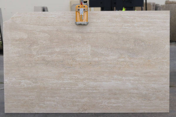 Travertine Ivory Natural Marble Slab Honed 72-Inch x 116-Inch (58 sq. ft./slab)
