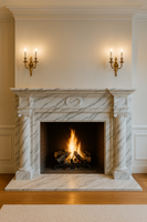 Montclair Danby Natural Marble Slab Honed 72-Inch x 116-Inch (58 sq. ft./slab)