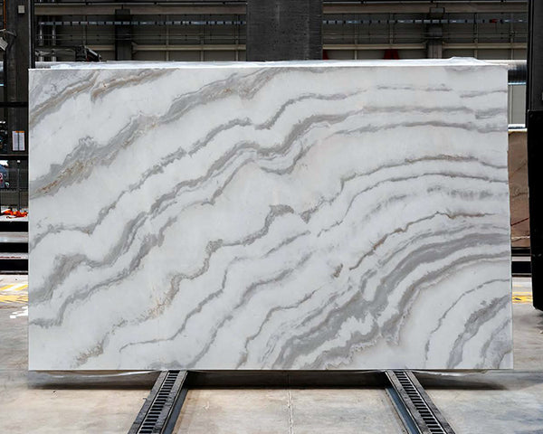 Montclair Danby Natural Marble Slab Honed 72-Inch x 116-Inch (58 sq. ft./slab)