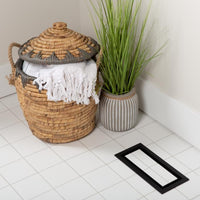 Fittes - Framed Floor Vent Lite Matte Black 3" x 10"  Manufacturer SKU: LITE3X10BLK