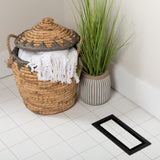 Fittes - Framed Floor Vent Lite Matte Black 3" x 10"  Manufacturer SKU: LITE3X10BLK