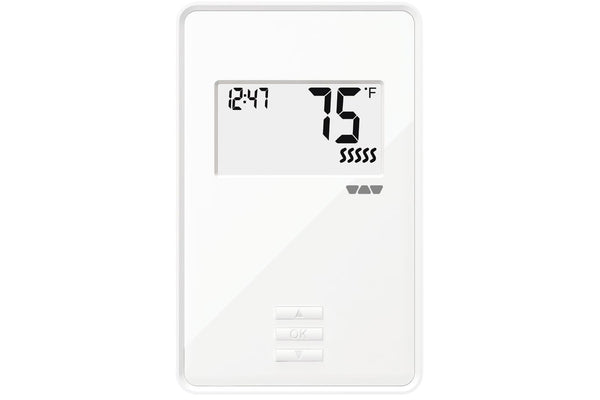 Schluter - DITRA-HEAT-E-R Non-Programmable Thermostat Bright White 120V/240V Manufacturer SKU: DHERT103/BW