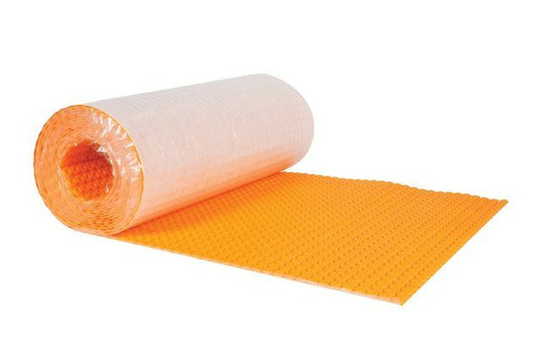 Schluter - DITRA-HEAT-PS Floor Heating Uncoupling Membrane Roll Peel & Stick 3' 3" x 41' 1" - 5 mm (134.5 sqft) Manufacturer SKU: DHPS512M