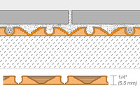 Schluter - DITRA-HEAT-PS Floor Heating Uncoupling Membrane Roll Peel & Stick 3' 3" x 41' 1" - 5 mm (134.5 sqft) Manufacturer SKU: DHPS512M