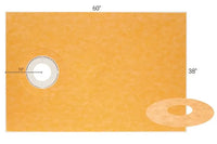 Schluter - KERDI-SHOWER-TS Prefabricated Sloped Shower Tray Kit with Off-Center Outlet Position 1-1/8" x 38" x 60" Manufacturer SKU: KST965152S