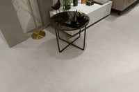 12"x24" , 24"x24" , 24"x48" Ark White Matte Rectified Concrete Look Porcelain Floor and Wall Tile