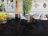 24-inch x 48-inch Sombra Black Polished Rectified Porcelain Floor and Wall Tile