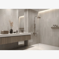 Travertine Marble tile with natural beige and taupe tones from Sapphirus Stone Toronto. Ideal for rustic floors, walls, and Mediterranean interiors.