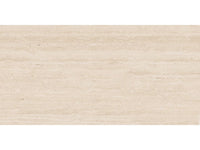 Travertine Marvel Light tile detail highlighting realistic stone texture and color variation