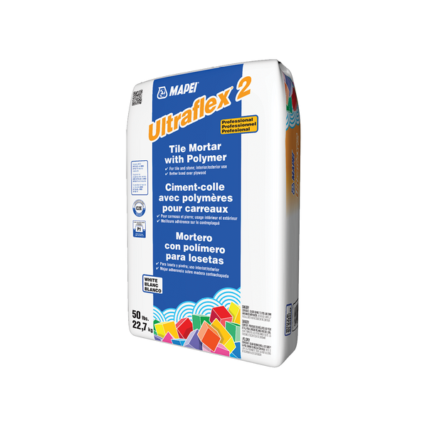 Mapei - Ultraflex 2 Professional Tile Mortar with Polymer, White - 50 lb Manufacturer SKU: 006005721 SKU: 94116-50