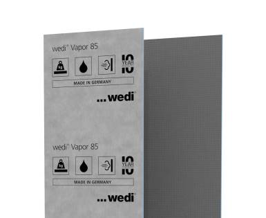 Wedi - Vapor 85 Building Board with Vapour Barrier - 36" x 96" x 1/2" SKU: W010702912