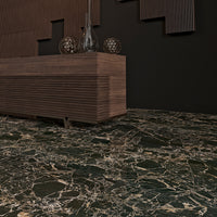 TIGER BLACK POLISHED RECTIFIED PORCELAIN TILE - SAPPHIRUSSTONE