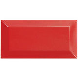 GLOSSY RED BEVEL SUBWAY TILE 3''X6'' - SAPPHIRUSSTONE