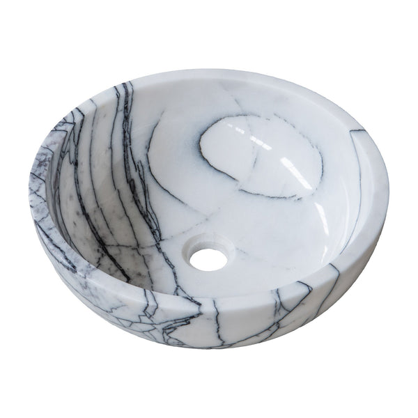 NEW YORK-LILAC MARBLE ROUND SINK - Tile&Stone Co.