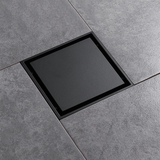 CASALINE NOVA SQUARE BLACK STAINLESS STEEL TILE INSERT SHOWER DRAIN