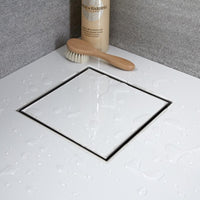 CASALINE NOVA SQUARE SATINE STAINLESS STEEL TILE INSERT SHOWER DRAIN