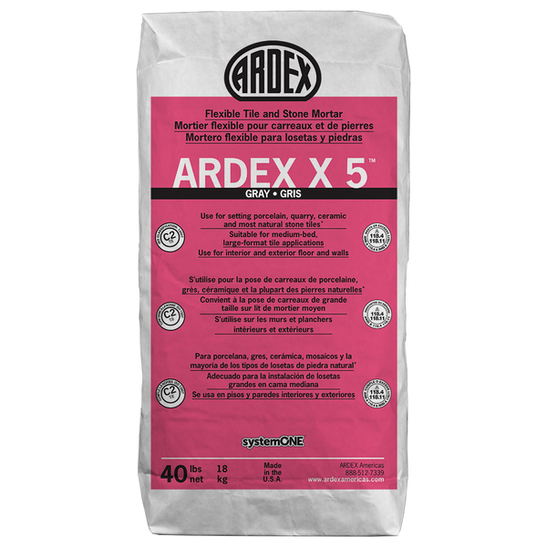 Ardex X5 Mortar White 40lbs (AR-X5WHITE) - SAPPHIRUSSTONE