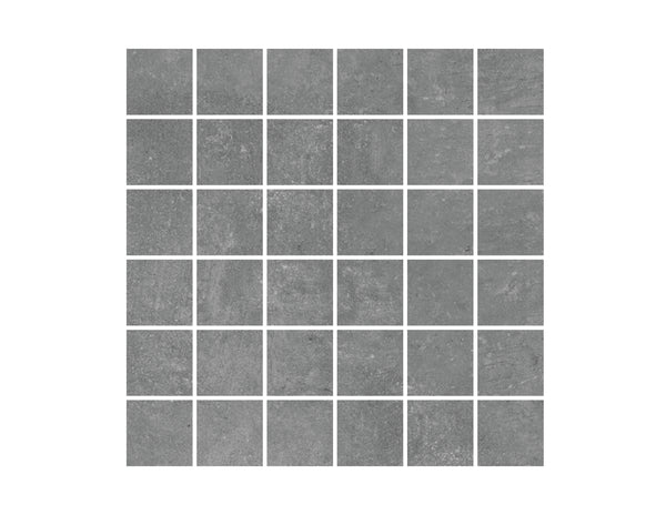 ARK ANTHRACITE MATT SQUARE PORCELAIN MOSAIC