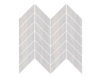 8-inch x 14-inch Urbanwood Light Grey Matte Chevron Wood Look Porcelain Floor and Wall Mosaics