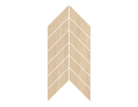 8-inch x 14-inch Urbanwood Light Oak Matte Chevron Wood Look Porcelain Floor and Wall Mosaics