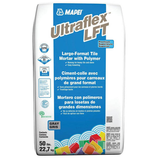 Mapei Ultraflex LFT Mortar Gray 50lbs (94112-50) - SAPPHIRUSSTONE