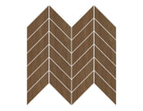 8-inch x 14-inch Urbanwood Oiled Oak Matte Chevron Wood Look Porcelain Floor and Wall Mosaics