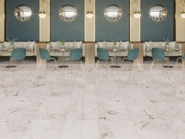 24-inch x 48-inch Aurora Polished Rectified Porcelain Floor and Wall Tile