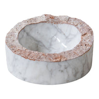 CARRARA MARBLE ROUND SINK - Tile&Stone Co.