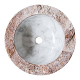 CARRARA MARBLE ROUND SINK - Tile&Stone Co.