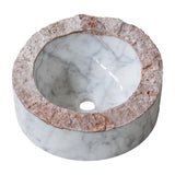 CARRARA MARBLE ROUND SINK - Tile&Stone Co.