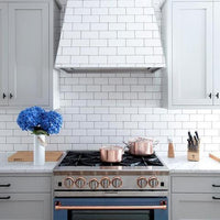 GLOSSY WHITE FLAT SUBWAY TILE 4''X8'' - Tile&Stone Co.